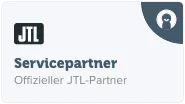 Logo - "zertifizierter Servicepartner von JTL-Software"